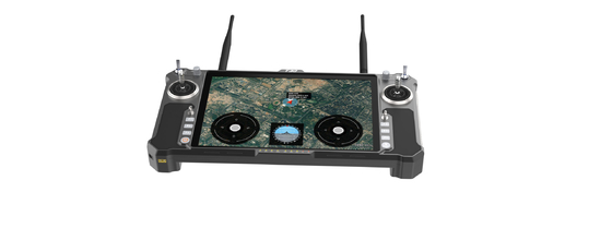 T30 all-in-one handheld GCS sangat cocok untuk bunuh diri dan FPV drone dengan layar sentuh FHD kecerahan tinggi